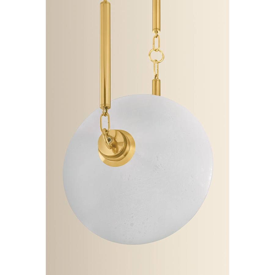 Corbett Lighting Solara 35" Wide LED Multi Light Pendant with Seedy Cloud Glass Shades