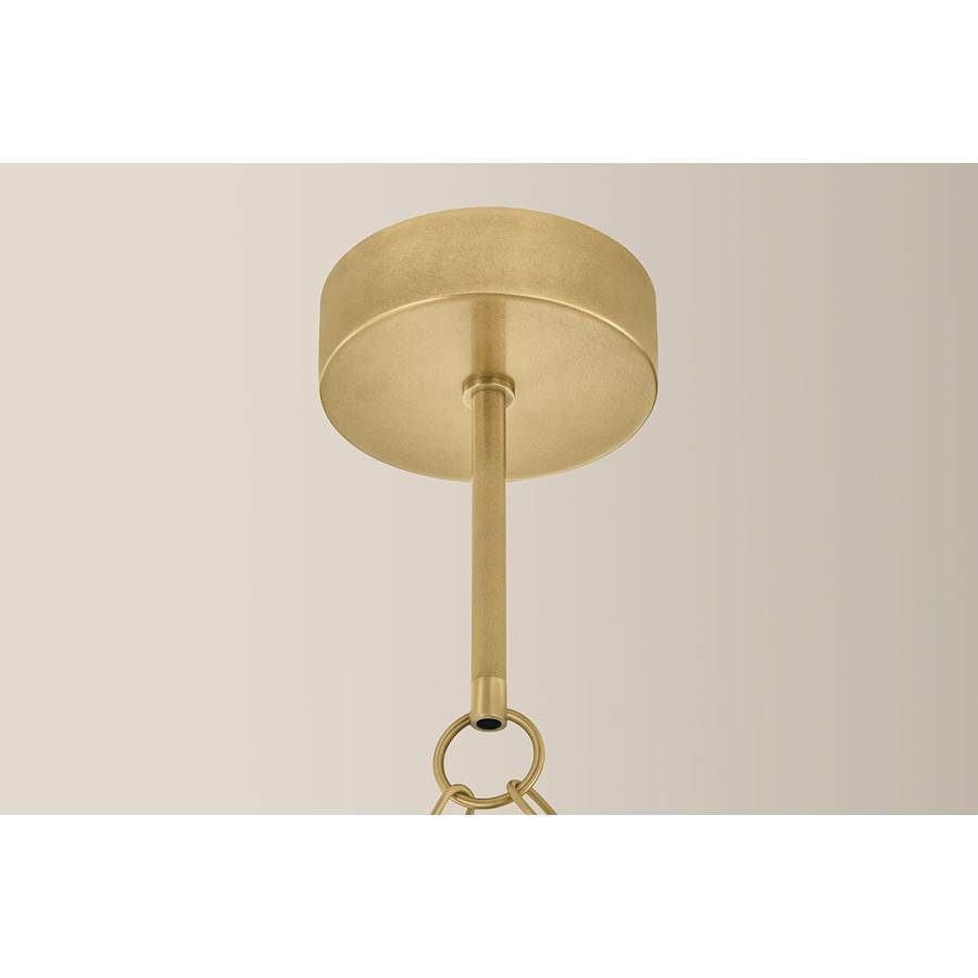 Corbett Lighting Corda 26" Wide LED Multi Light Pendant with Matte Cloud Glass Shades