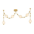 Corbett Lighting Corda 26" Wide LED Multi Light Pendant with Matte Cloud Glass Shades