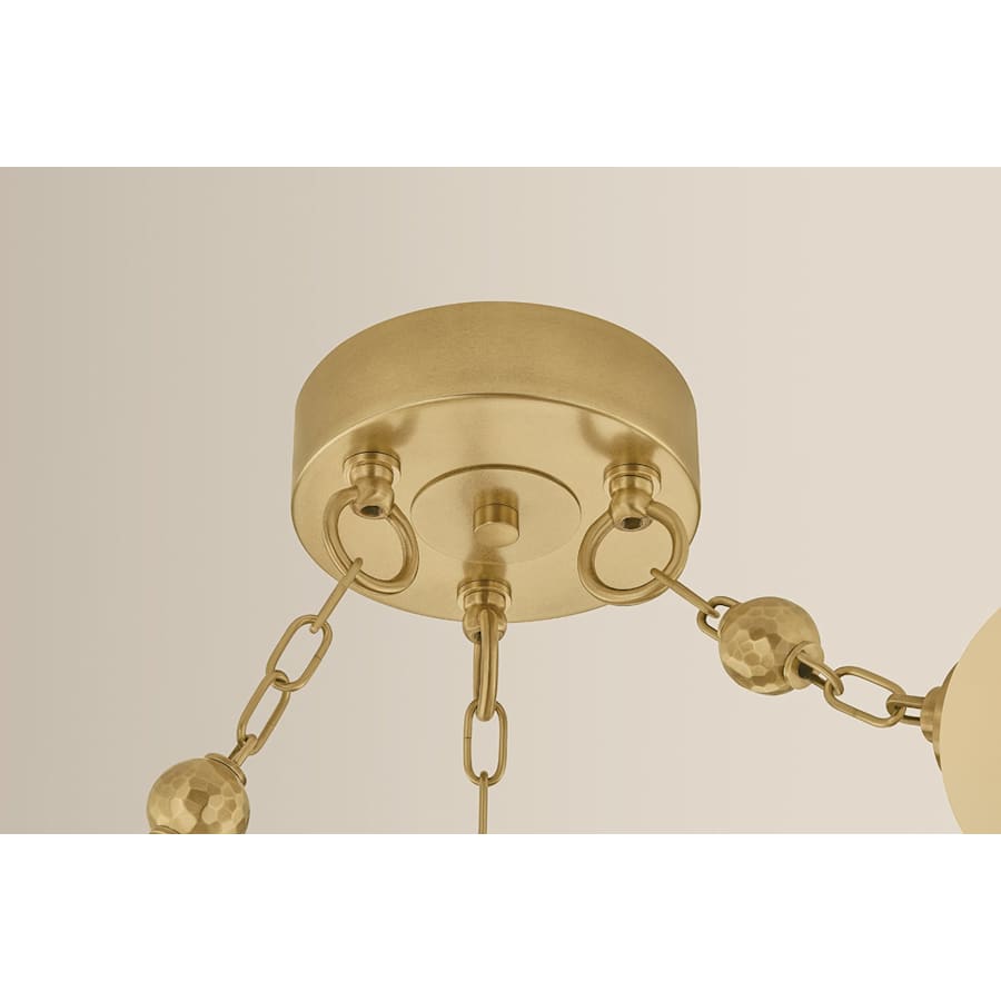 Corbett Lighting Corda 118" Wide LED Multi Light Pendant with Matte Cloud Glass Shades