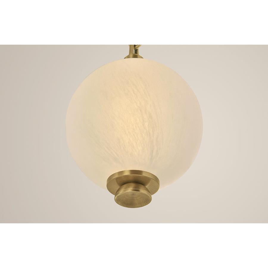 Corbett Lighting Corda 118" Wide LED Multi Light Pendant with Matte Cloud Glass Shades