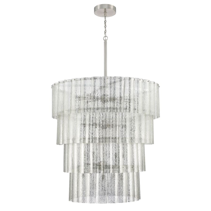 Craftmade Museo 4 Light 48" Wide Waterfall Chandelier with Water Glass Shades