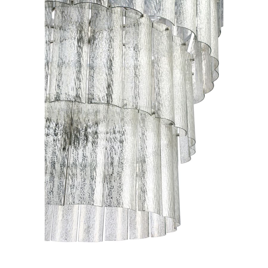 Craftmade Museo 4 Light 48" Wide Waterfall Chandelier with Water Glass Shades