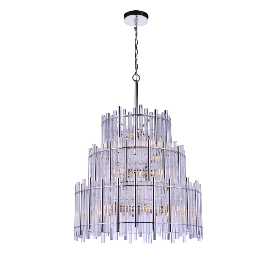 Craftmade Reveal 13 Light 28" Wide Waterfall Chandelier