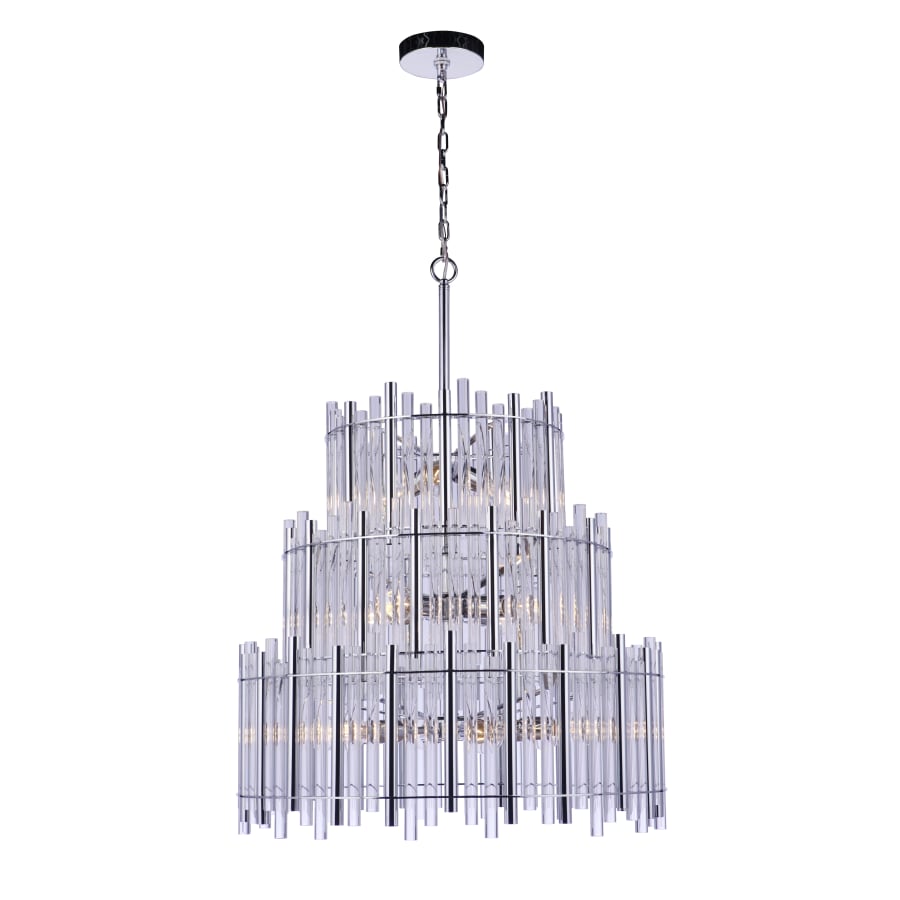 Craftmade Reveal 13 Light 28" Wide Waterfall Chandelier