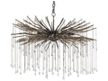 Luxecor Vistas 6-Light Cupertino Bronze Crystal Chandelier