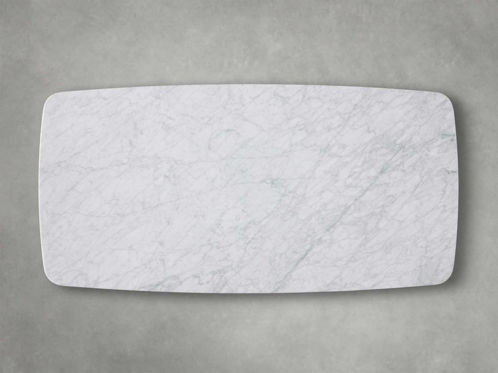 Saint Germain Stone Top Coffee Table with Clement Base
