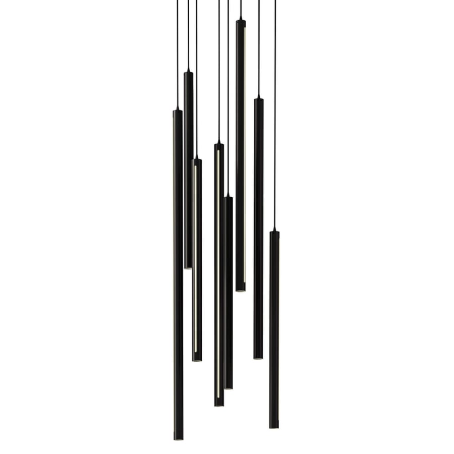 DALS Lighting 26" Wide 8 Light LED Multi Light Pendant