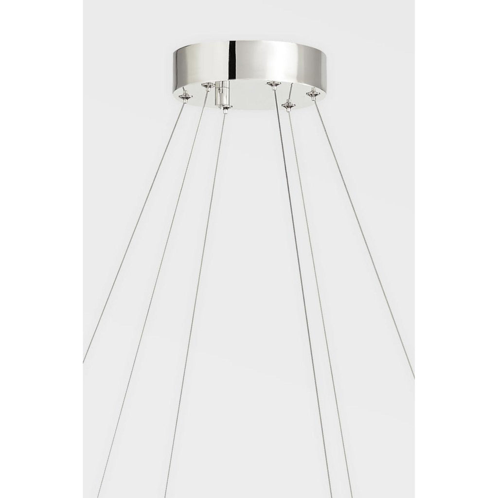 Orbit 12-Light Chandelier in Polished Nickel 56.125L x 56.125W x 16.825H