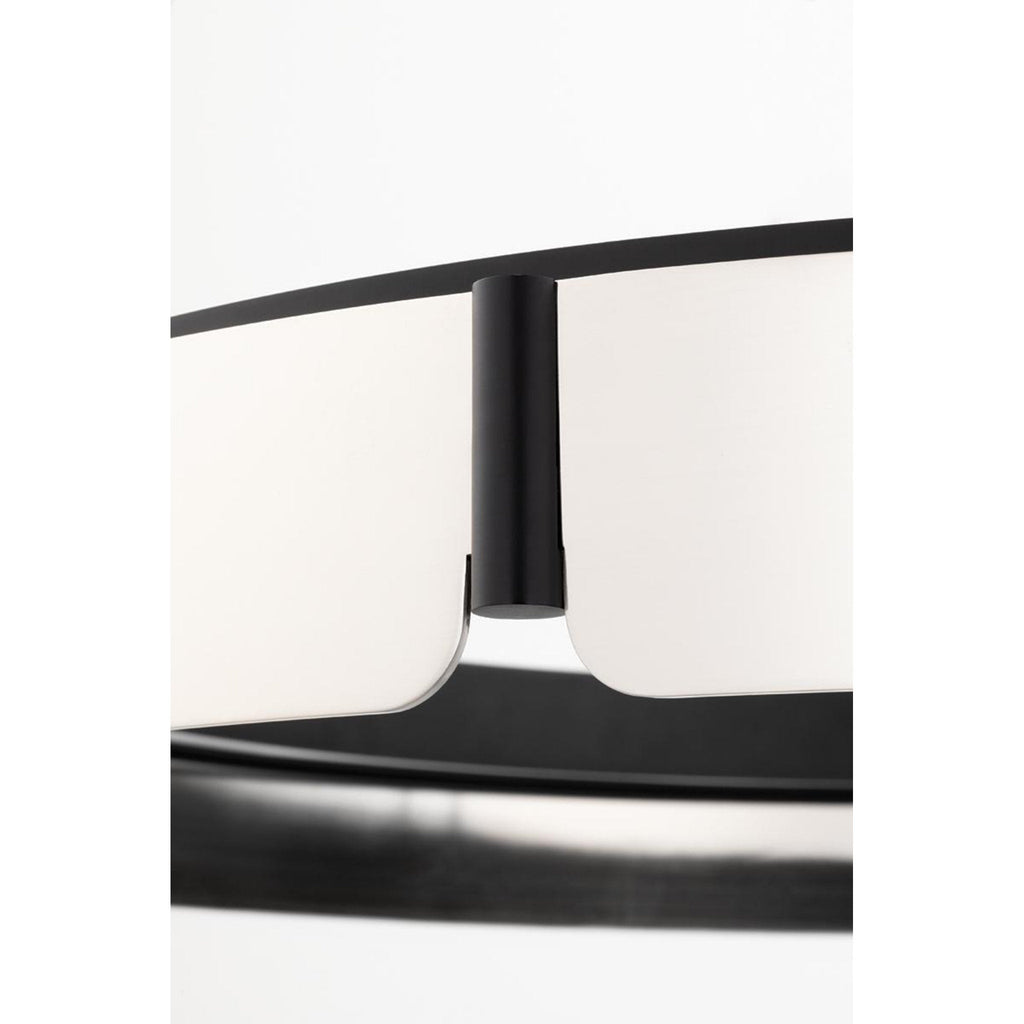 Tribeca 0-Light Chandelier in Burnished Nickel/Black Combo 32.75L x 32.75W x 5H