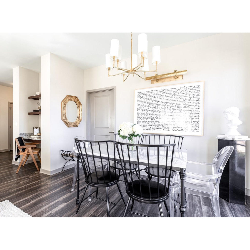 Dillon 9-Light Chandelier in Aged Brass 30L x 30W x 22.5H