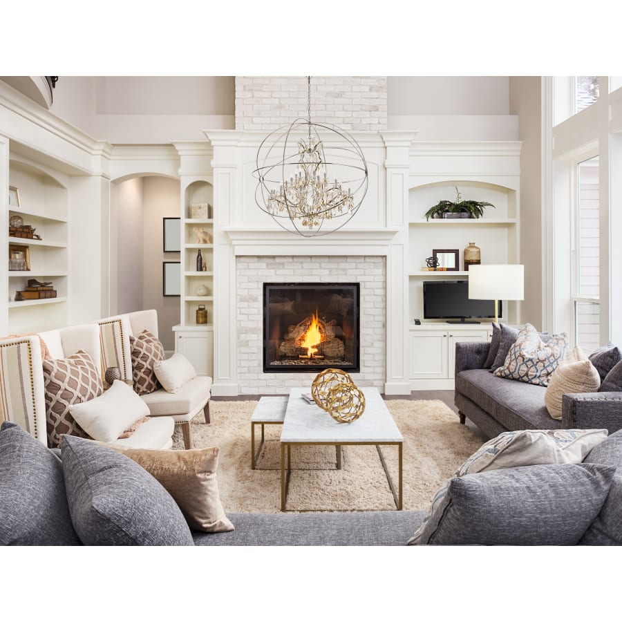 Elegant Lighting Geneva 25 Light 60" Wide Crystal Chandelier with Golden Teak Royal Cut Crystals
