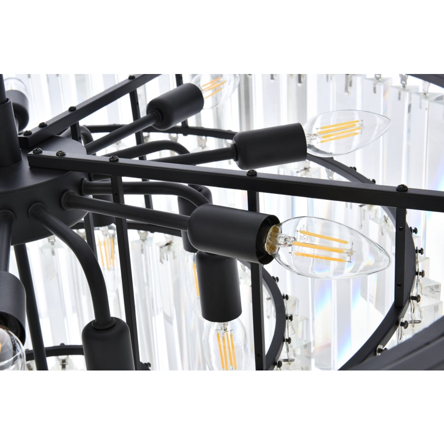 Elegant Lighting Sydney 17 Light 32" Wide Crystal Chandelier with Clear Royal Cut Crystals