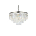 Elegant Lighting Sydney 17 Light 32" Wide Crystal Chandelier with Clear Royal Cut Crystals