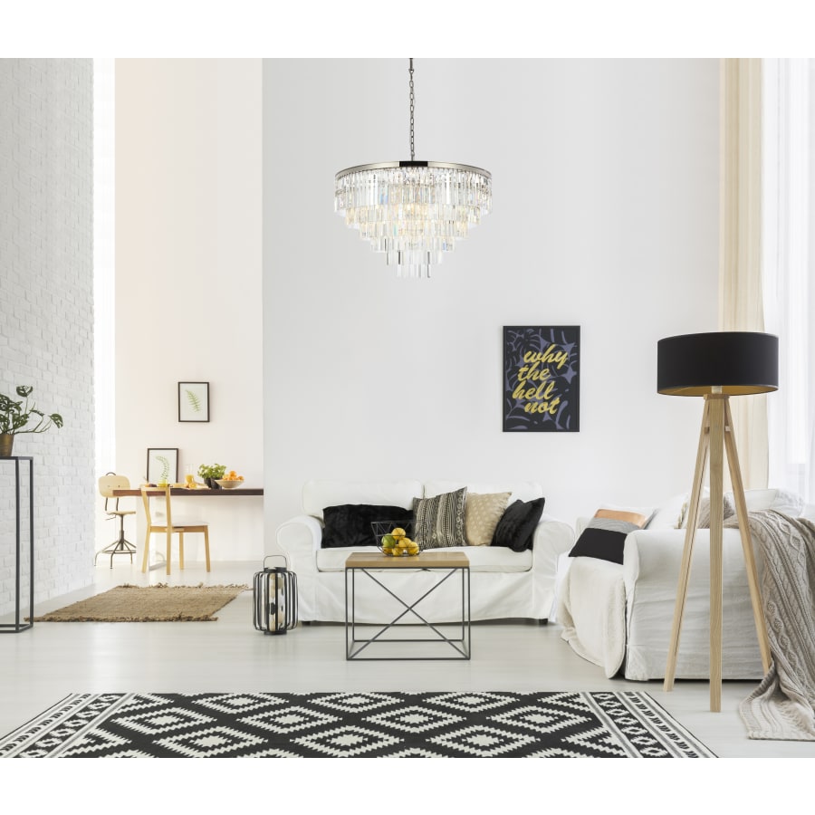 Elegant Lighting Sydney 33 Light 44" Wide Crystal Chandelier with Clear Royal Cut Crystals