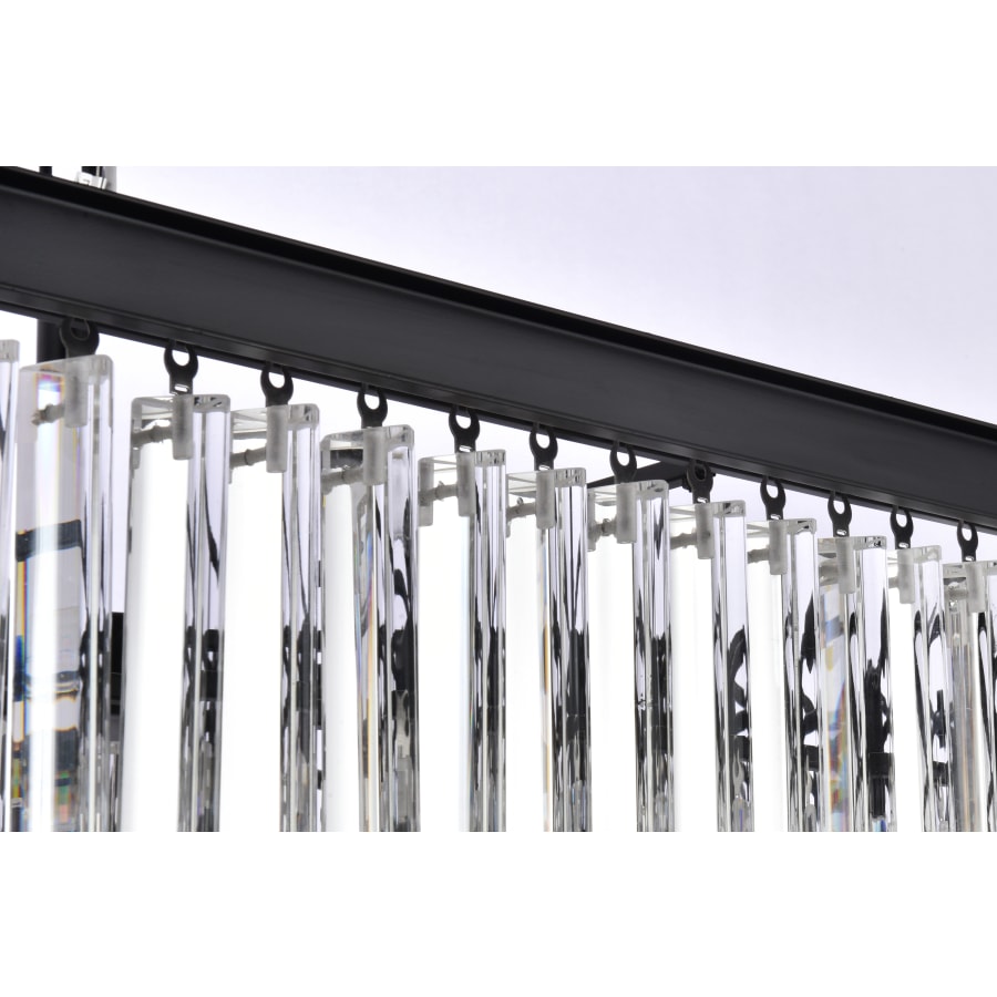 Elegant Lighting Sydney 21 Light 34" Wide Crystal Waterfall Chandelier