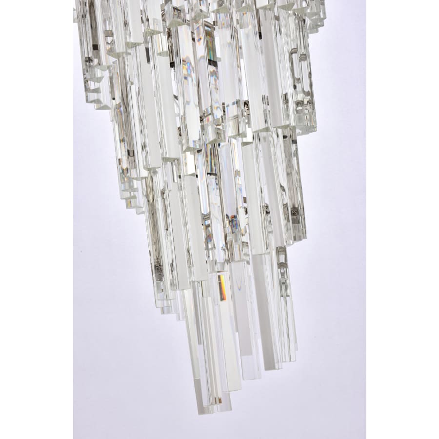 Elegant Lighting Sydney 42 Light 37" Wide Crystal Waterfall Chandelier