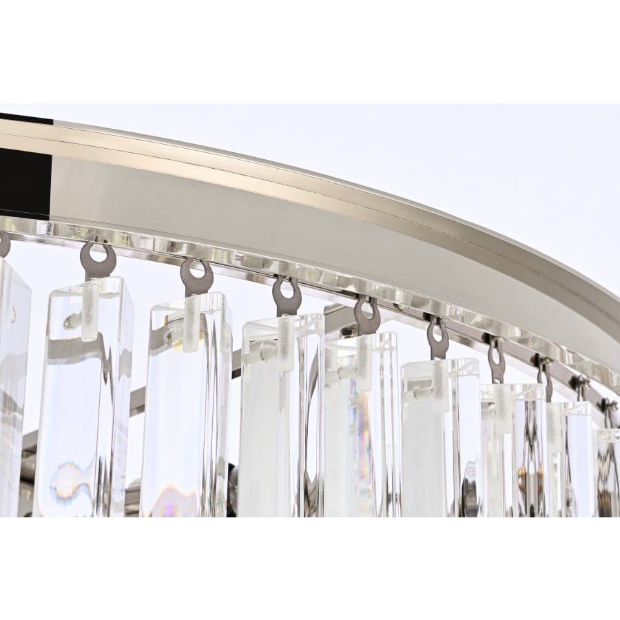 Elegant Lighting Sydney 42 Light 37" Wide Crystal Waterfall Chandelier