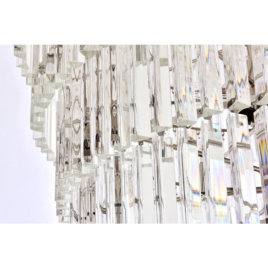 Elegant Lighting Sydney 58 Light 48" Wide Crystal Waterfall Chandelier
