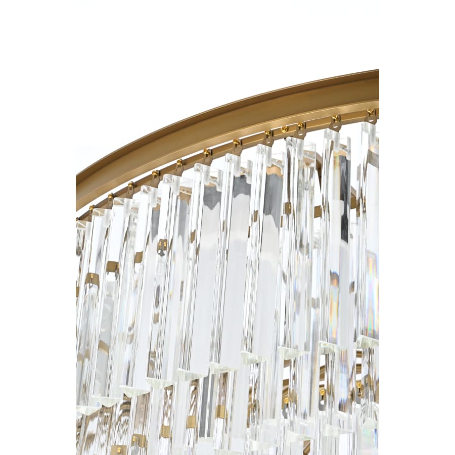 Elegant Lighting Sydney 58 Light 48" Wide Crystal Waterfall Chandelier