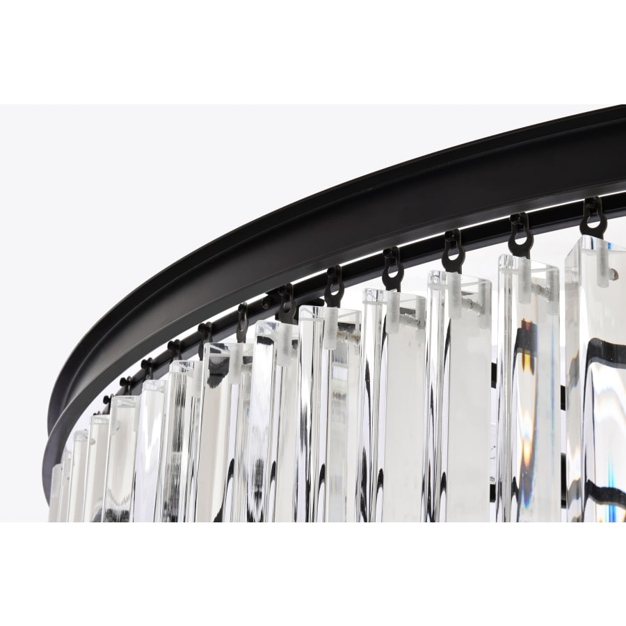 Elegant Lighting Sydney 58 Light 48" Wide Crystal Waterfall Chandelier