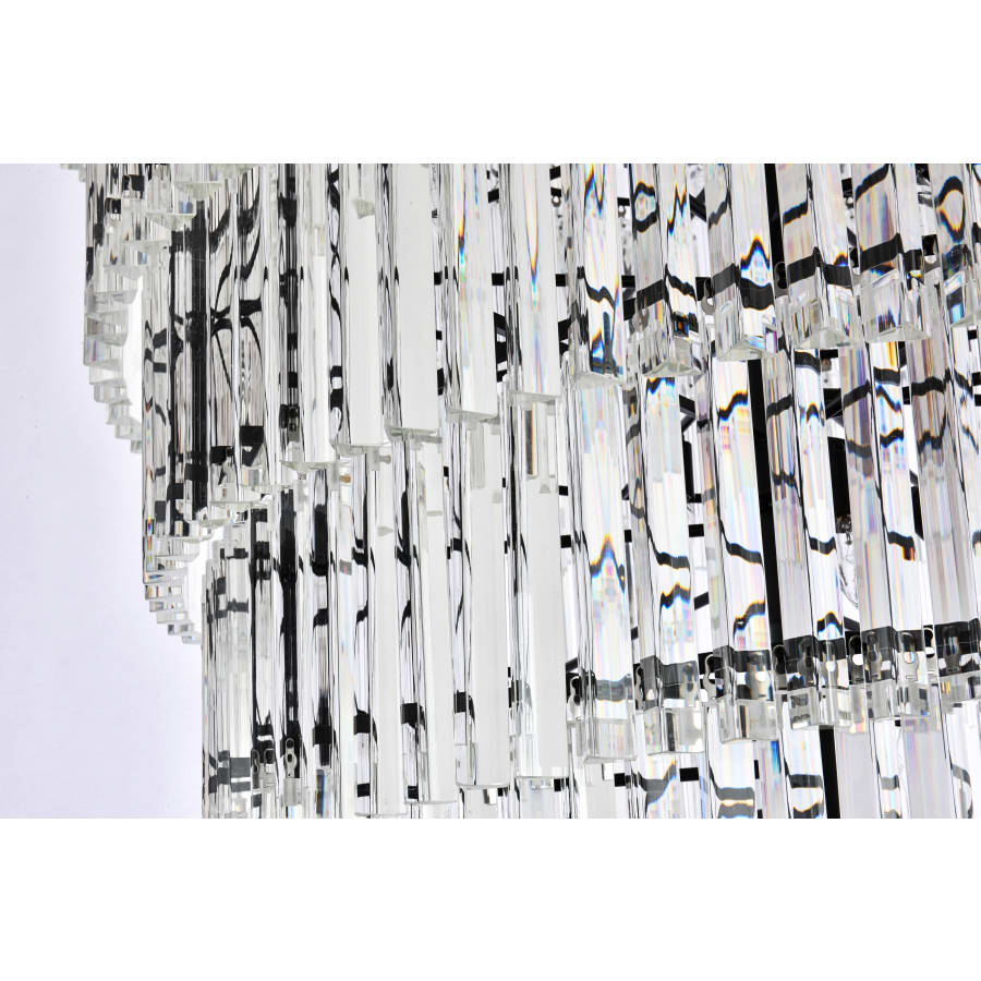 Elegant Lighting Sydney 58 Light 48" Wide Crystal Waterfall Chandelier