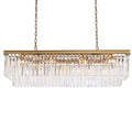 Elegant Lighting Sydney 12 Light 50" Wide Crystal Waterfall Chandelier