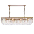 Elegant Lighting Sydney 12 Light 60" Wide Crystal Waterfall Chandelier