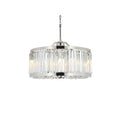 Elegant Lighting Chelsea 8 Light 28" Wide Crystal Drum Chandelier with Clear Royal Cut Crystals