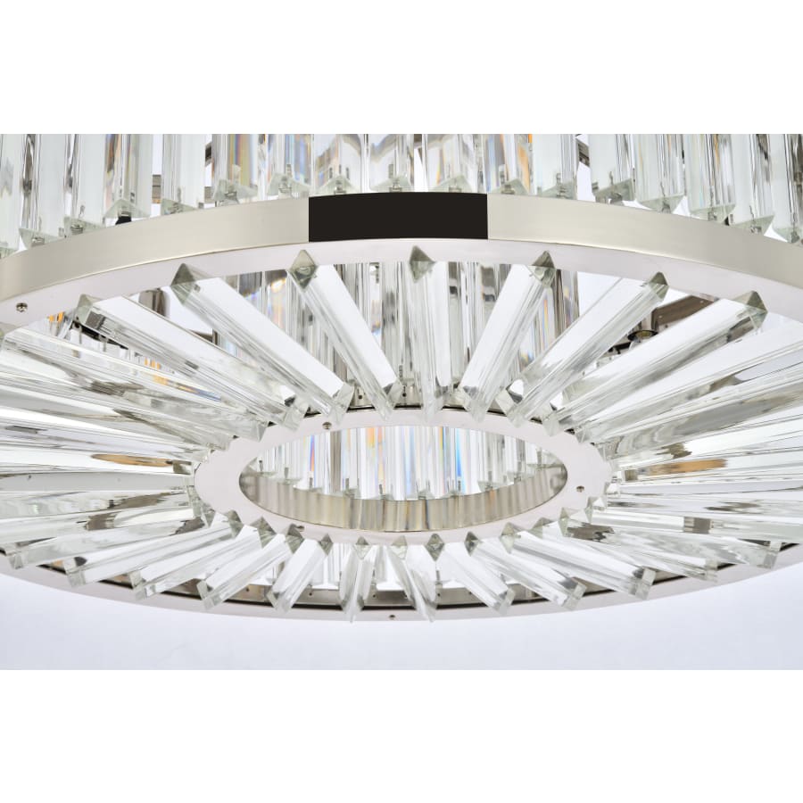 Elegant Lighting Chelsea 10 Light 36" Wide Crystal Drum Chandelier with Clear Royal Cut Crystals