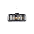 Elegant Lighting Chelsea 10 Light 36" Wide Crystal Drum Chandelier with Silver Shade Royal Cut Crystals