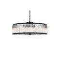 Elegant Lighting Chelsea 10 Light 44" Wide Crystal Drum Chandelier with Clear Royal Cut Crystals