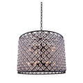 Elegant Lighting Madison 12 Light 36" Wide Crystal Drum Chandelier with Clear Royal Cut Crystals