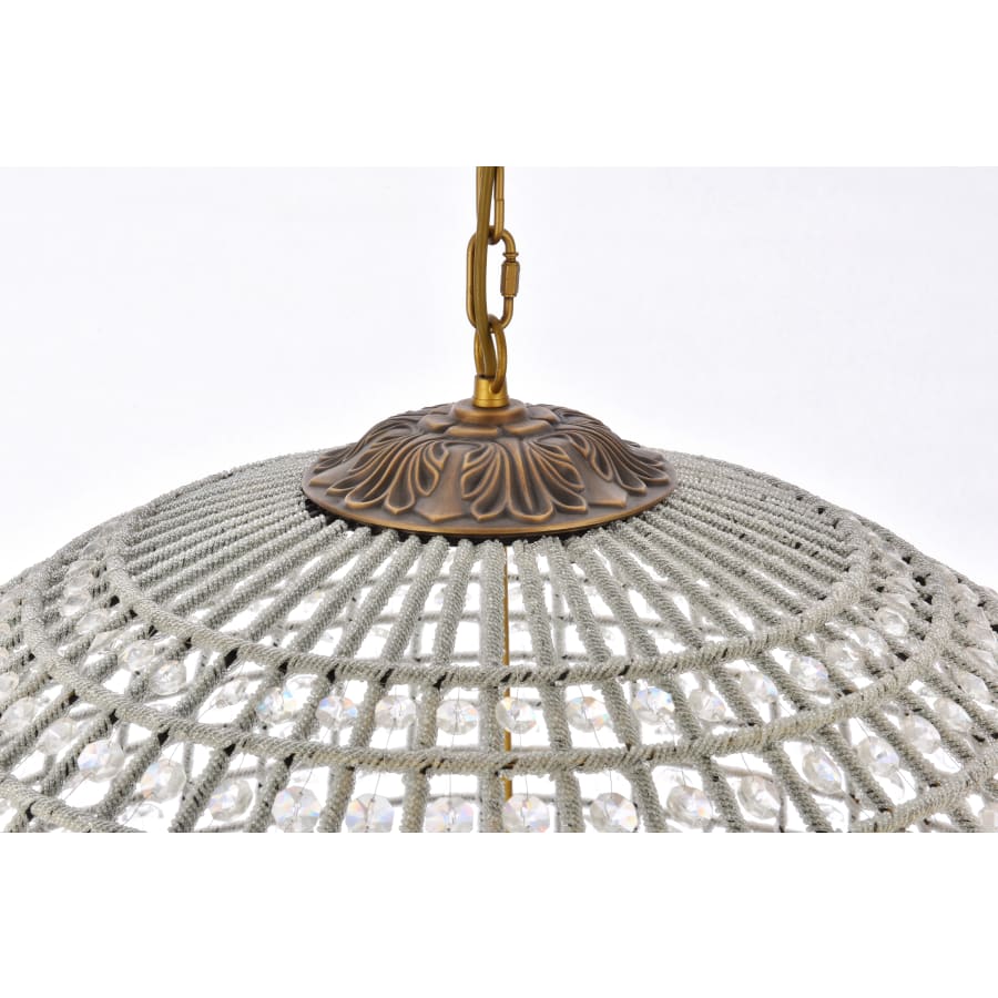 Elegant Lighting Olivia 8 Light 36" Wide Crystal Globe Chandelier with Clear Royal Cut Crystals
