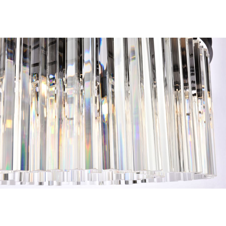 Elegant Lighting Sydney 8 Light 32" Wide Crystal Drum Chandelier with Clear Royal Cut Crystals