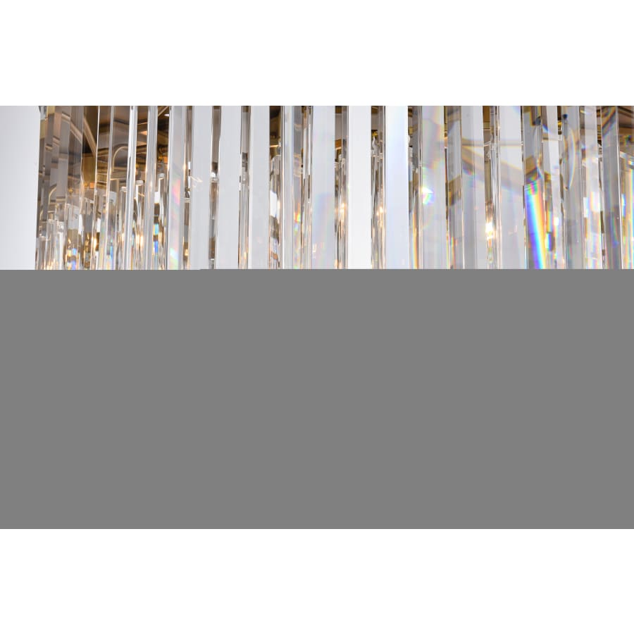 Elegant Lighting Sydney 10 Light 44" Wide Crystal Drum Chandelier