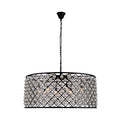 Elegant Lighting Madison 10 Light 44" Wide Crystal Drum Chandelier with Clear Royal Cut Crystals