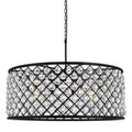 Elegant Lighting Madison 10 Light 44" Wide Crystal Drum Chandelier with Clear Royal Cut Crystals