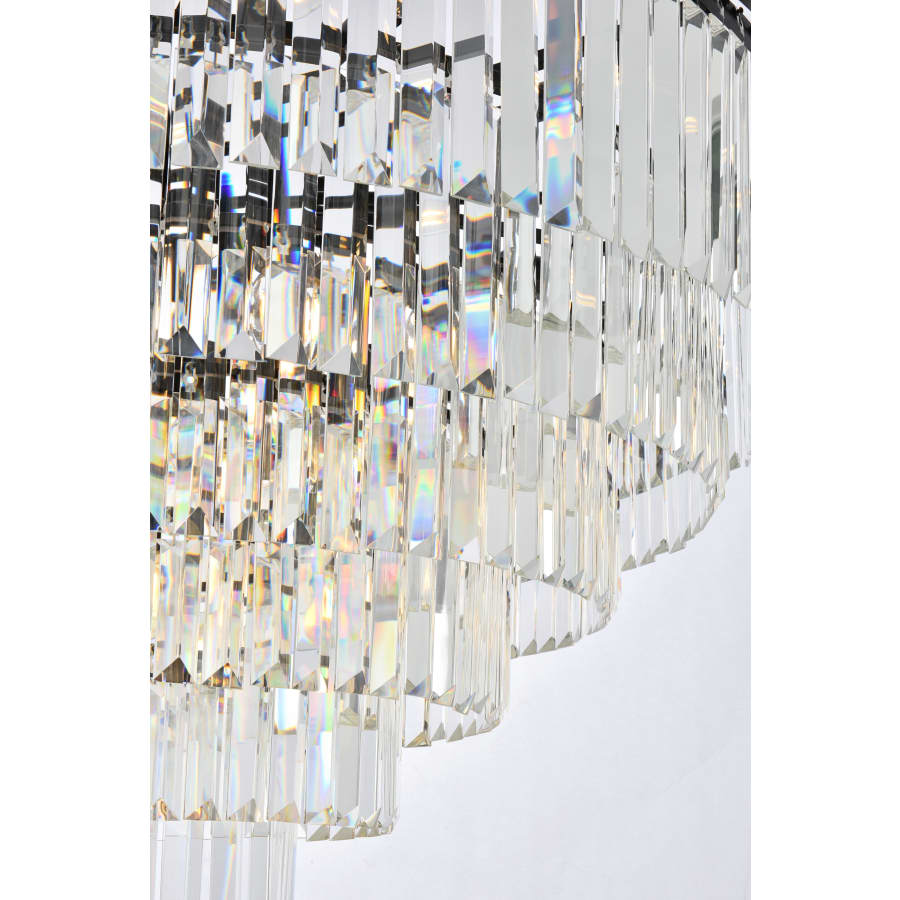 Elegant Lighting Sydney 33 Light 44" Wide Crystal Chandelier with Clear Royal Cut Crystals