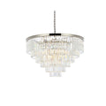 Elegant Lighting Sydney 33 Light 44" Wide Crystal Chandelier with Clear Royal Cut Crystals