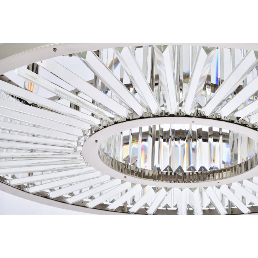 Elegant Lighting Chelsea 10 Light 44" Wide Crystal Drum Chandelier with Clear Royal Cut Crystals