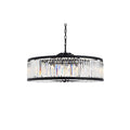 Elegant Lighting Chelsea 10 Light 44" Wide Crystal Drum Chandelier with Clear Royal Cut Crystals