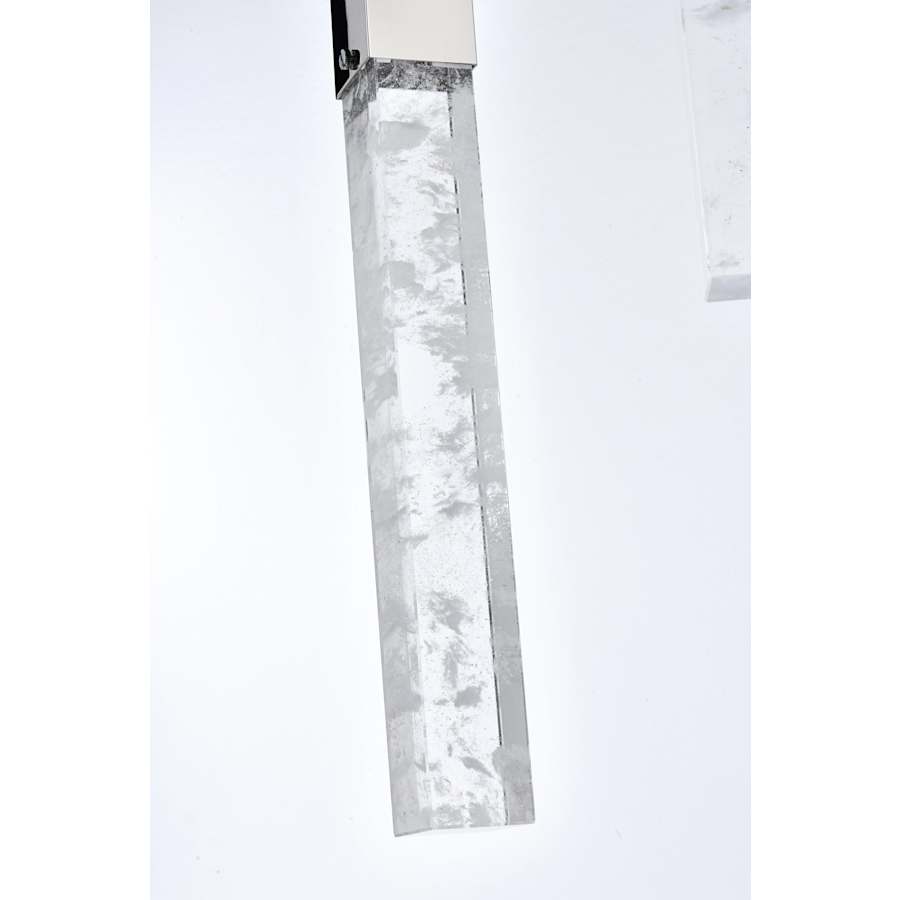 Elegant Lighting Aurora 42" Wide Crystal Linear Pendant