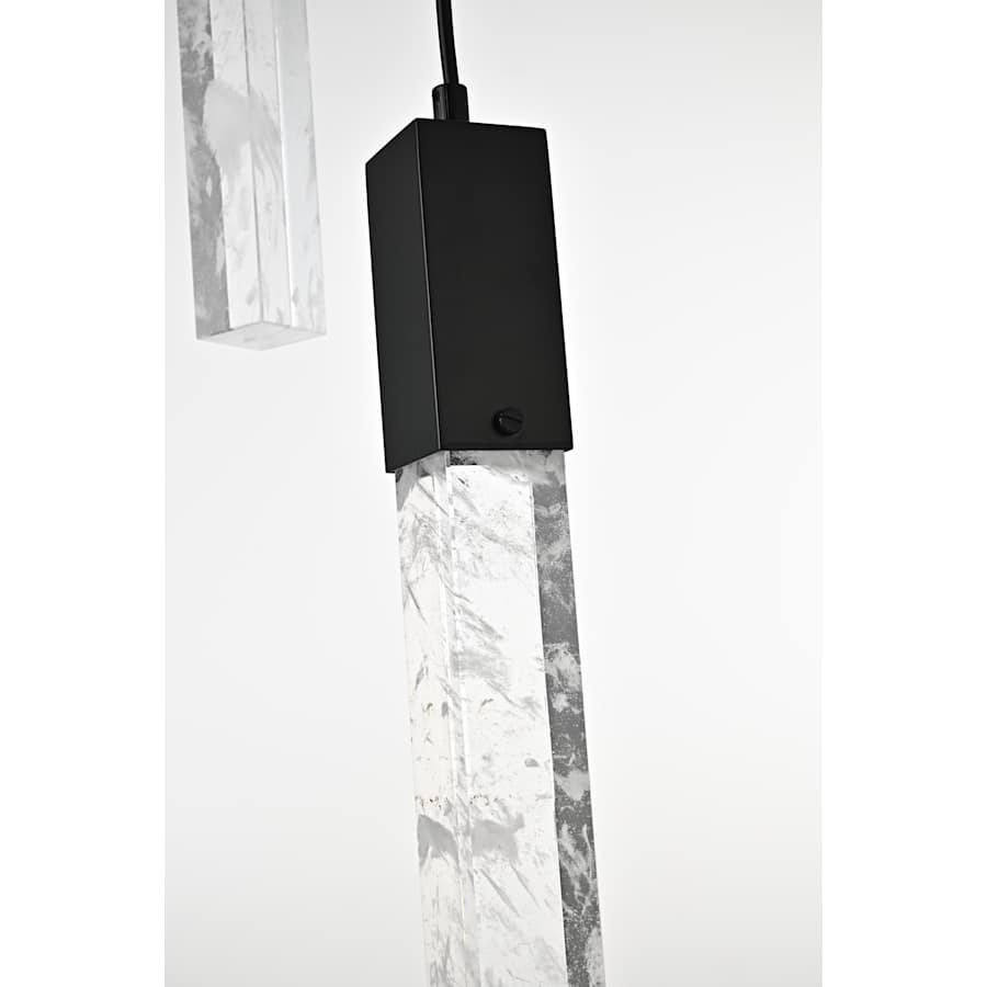 Elegant Lighting Aurora 26" Wide Crystal Multi Light Pendant