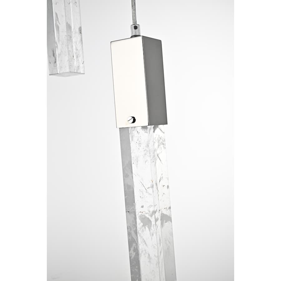 Elegant Lighting Aurora 26" Wide Crystal Multi Light Pendant