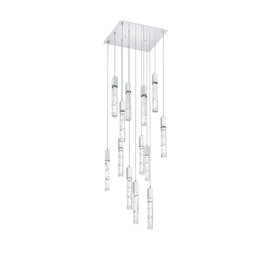 Elegant Lighting Aurora 26" Wide Crystal Multi Light Pendant