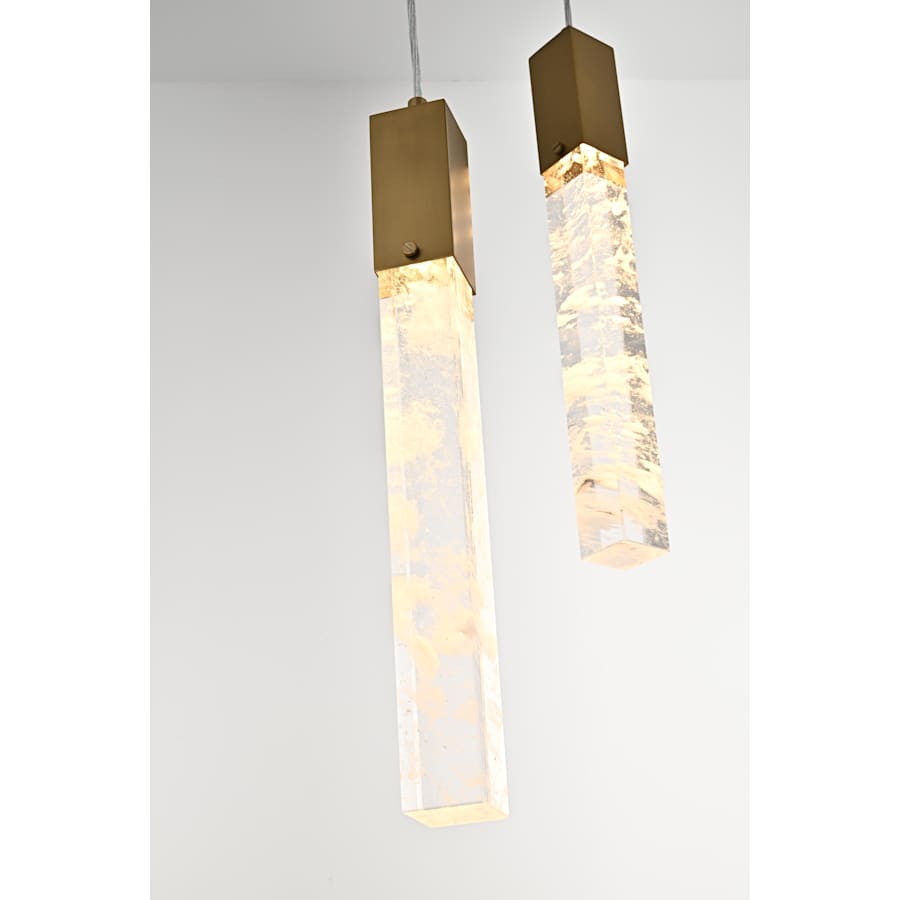 Elegant Lighting Aurora 26" Wide Crystal Multi Light Pendant
