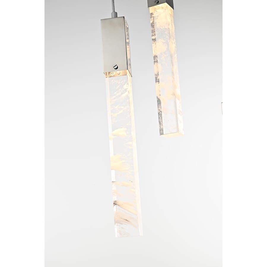 Elegant Lighting Aurora 30" Wide Crystal Multi Light Pendant