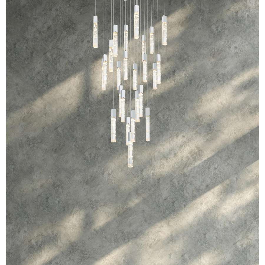 Elegant Lighting Aurora 36" Wide Crystal Chandelier