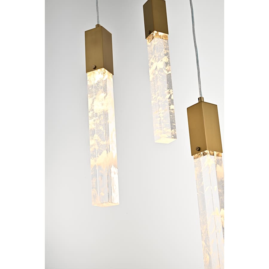 Elegant Lighting Aurora 42" Wide Crystal Chandelier